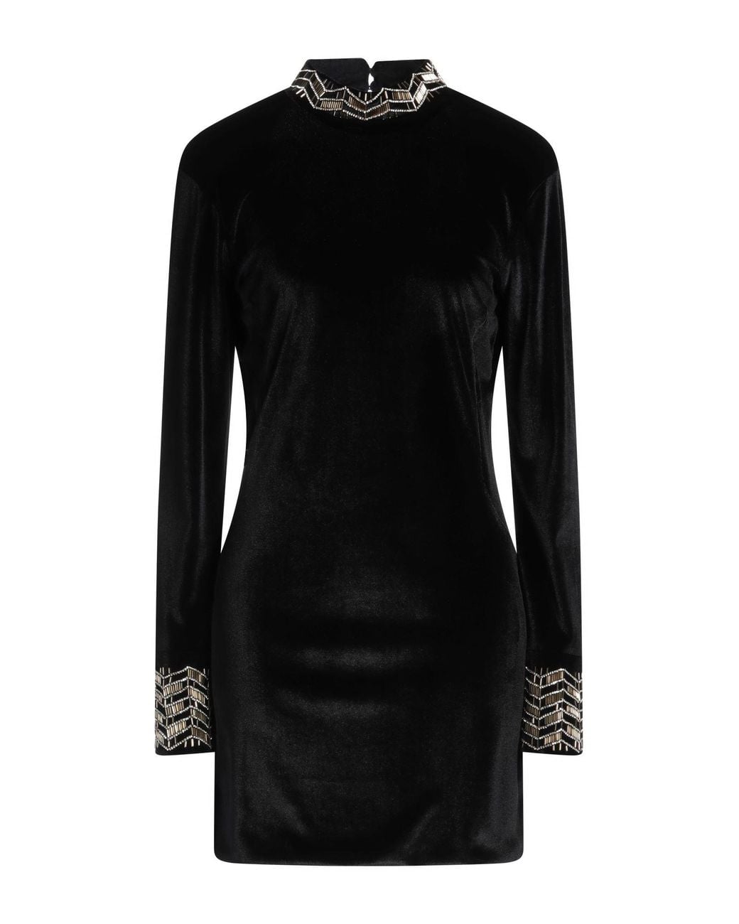 MVP WARDROBE Black Mini Dress Polyester