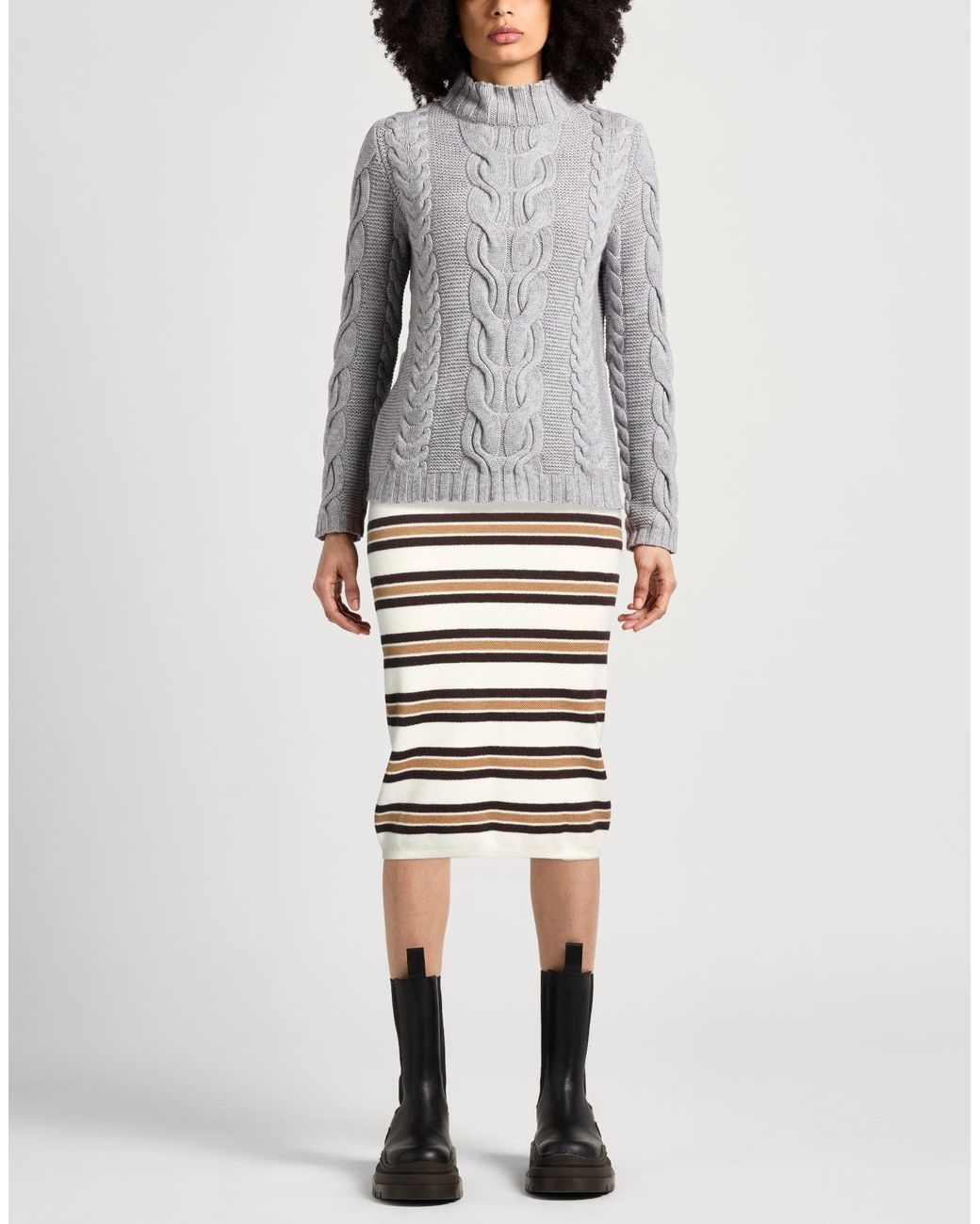 Twinset Multicolor Midi Skirt