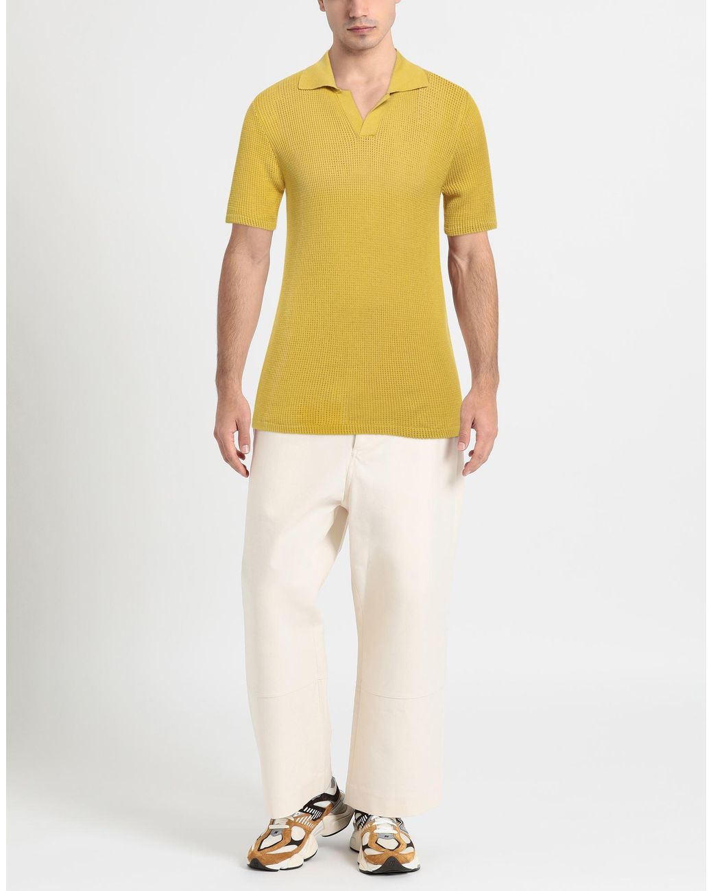 Roberto Collina Pullover in Yellow für Herren