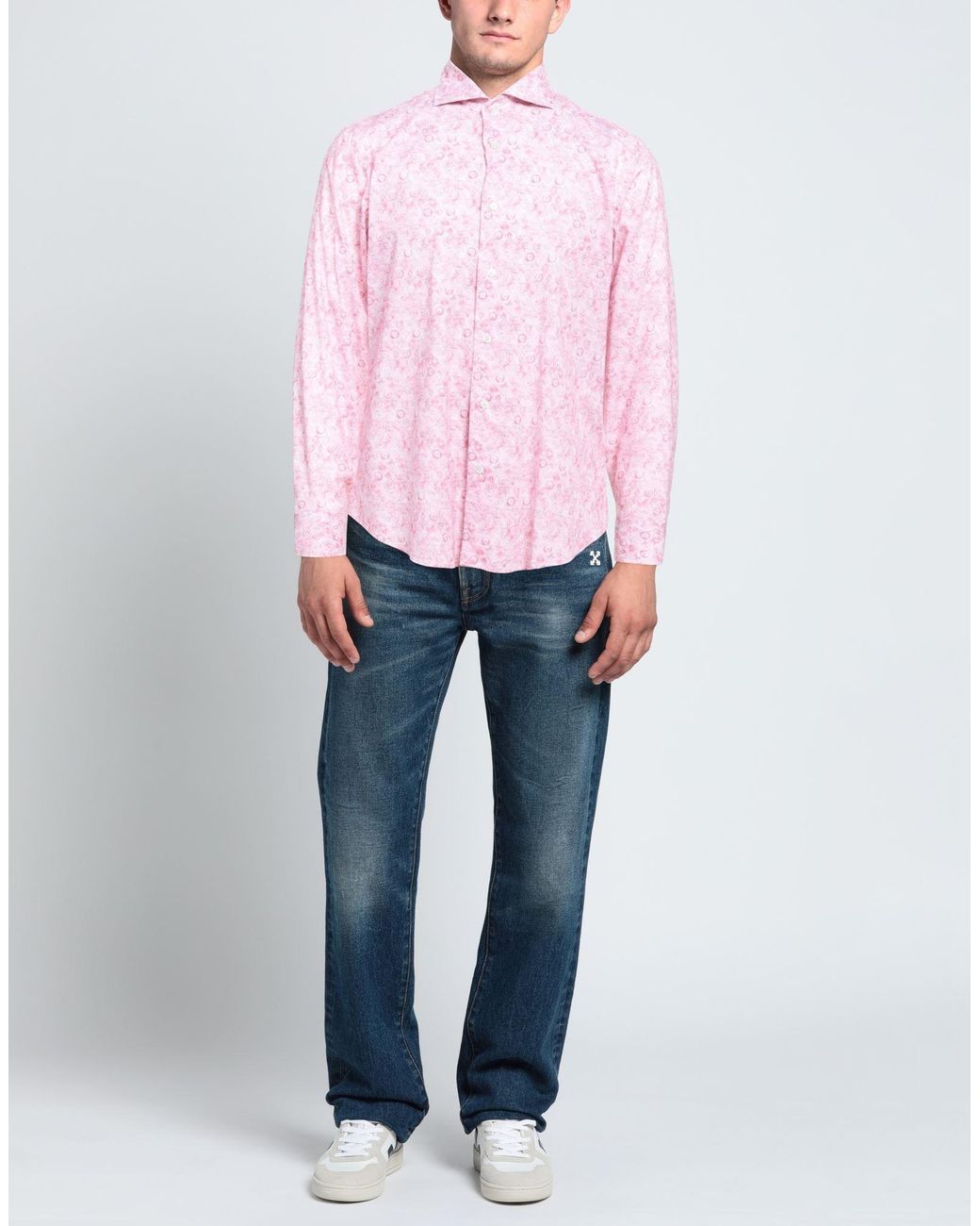 Fedeli Pink Shirt for men