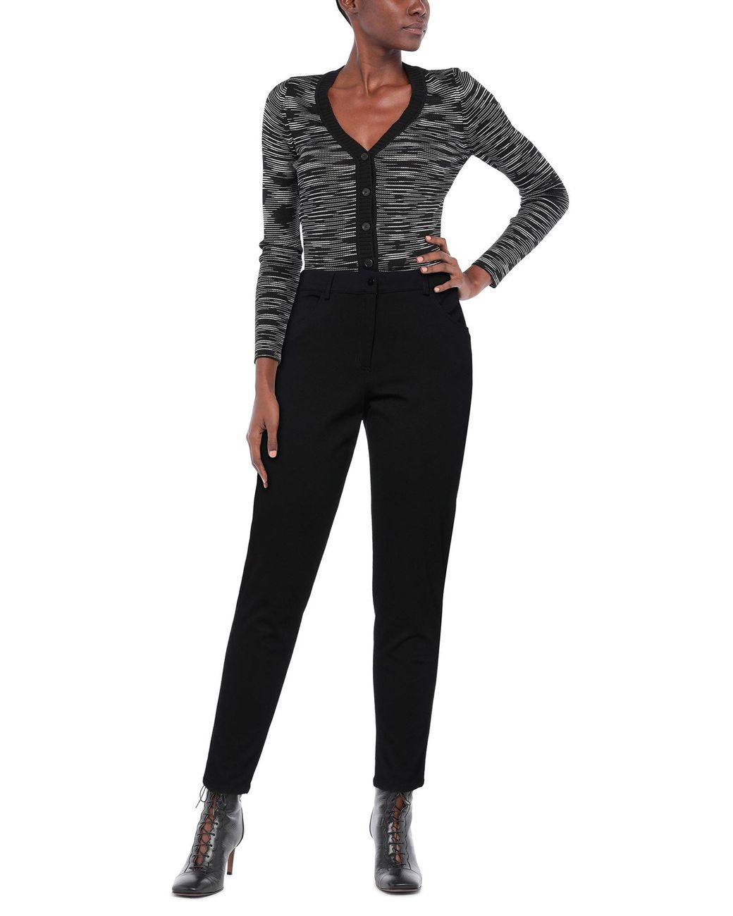 Pantalon Clips en coloris Black