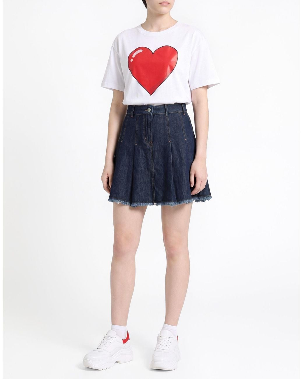 Love Moschino Blue Denim Skirt
