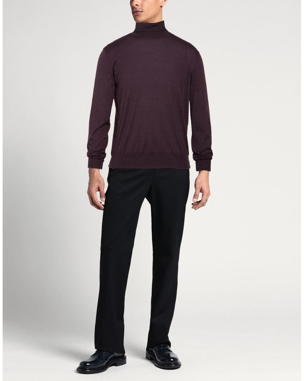 Aion Purple Turtleneck for men