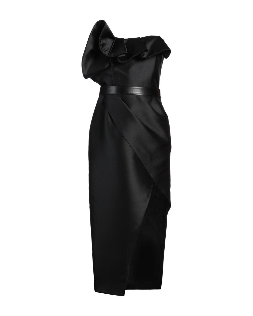 SIMONA CORSELLINI Black Midi Dress