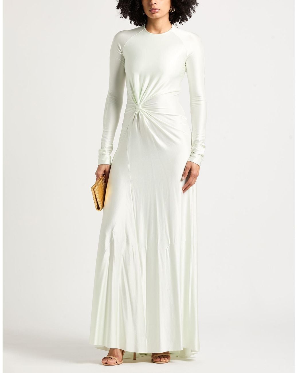 Victoria Beckham White Maxi Dress