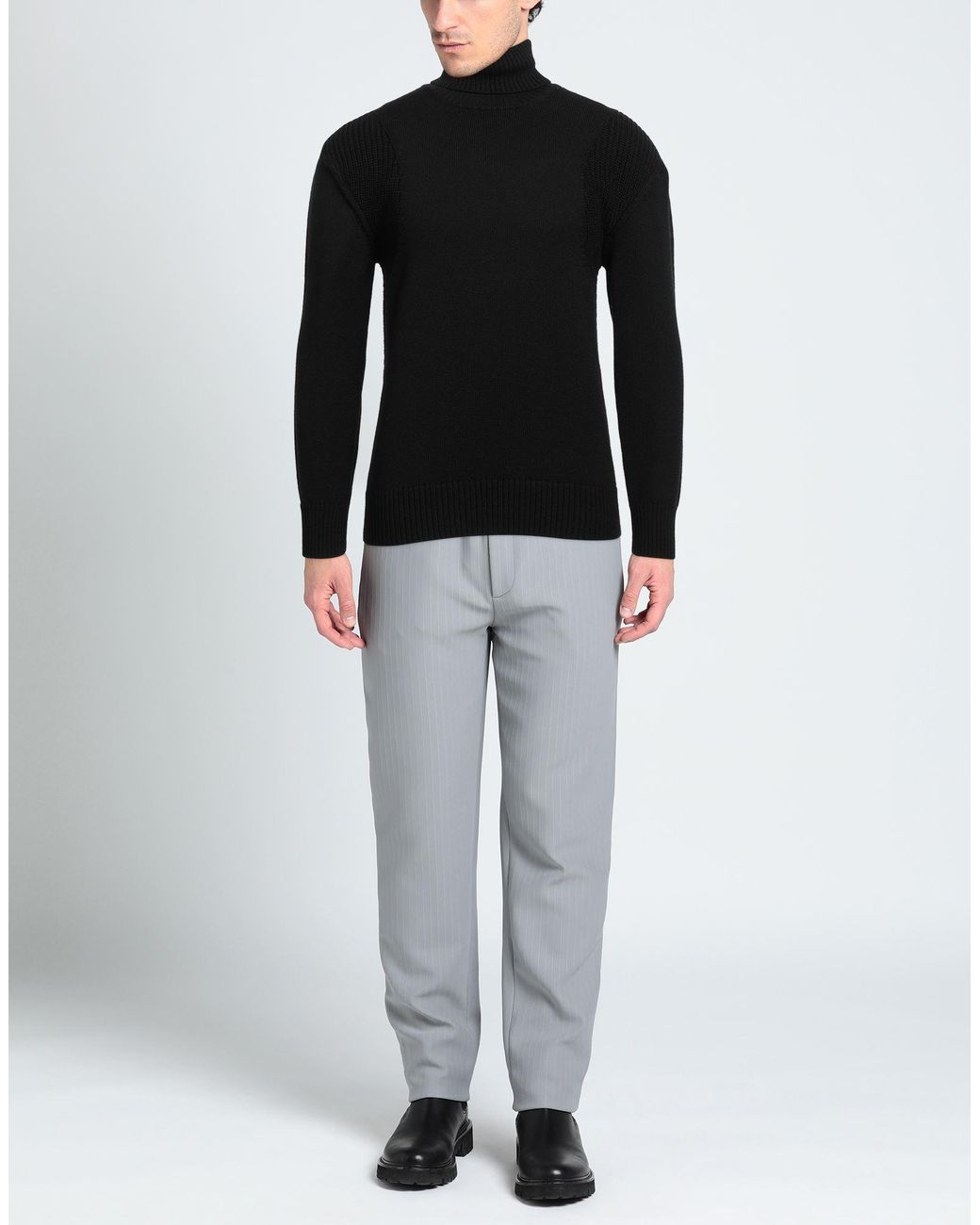 Paolo Pecora Black Turtleneck for men