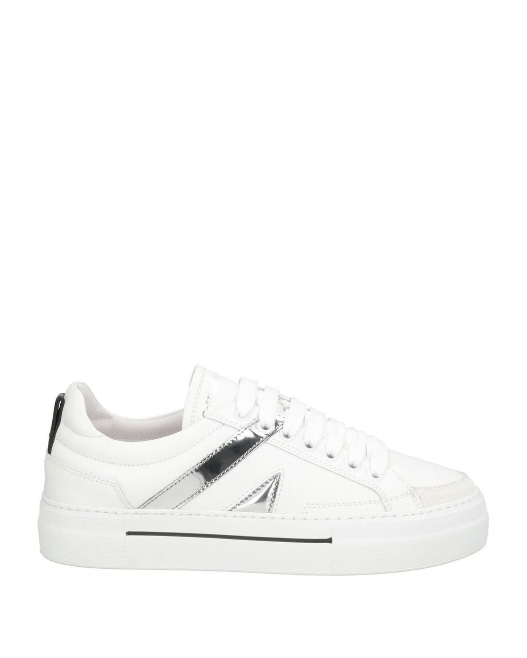 CoSTUME NATIONAL White Sneakers Leather