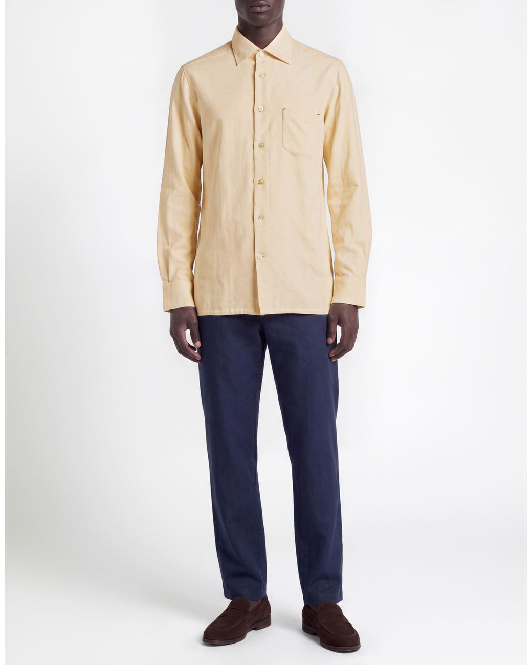 Kiton Natural Shirt Cotton for men