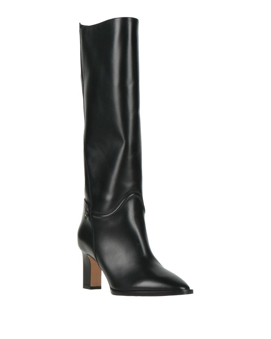 Ferragamo Black Torris 70 Boot Calfskin