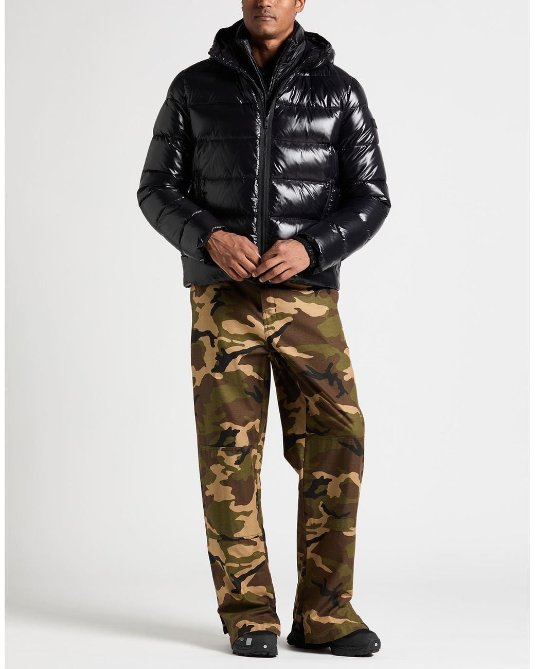Fay Black Puffer for men