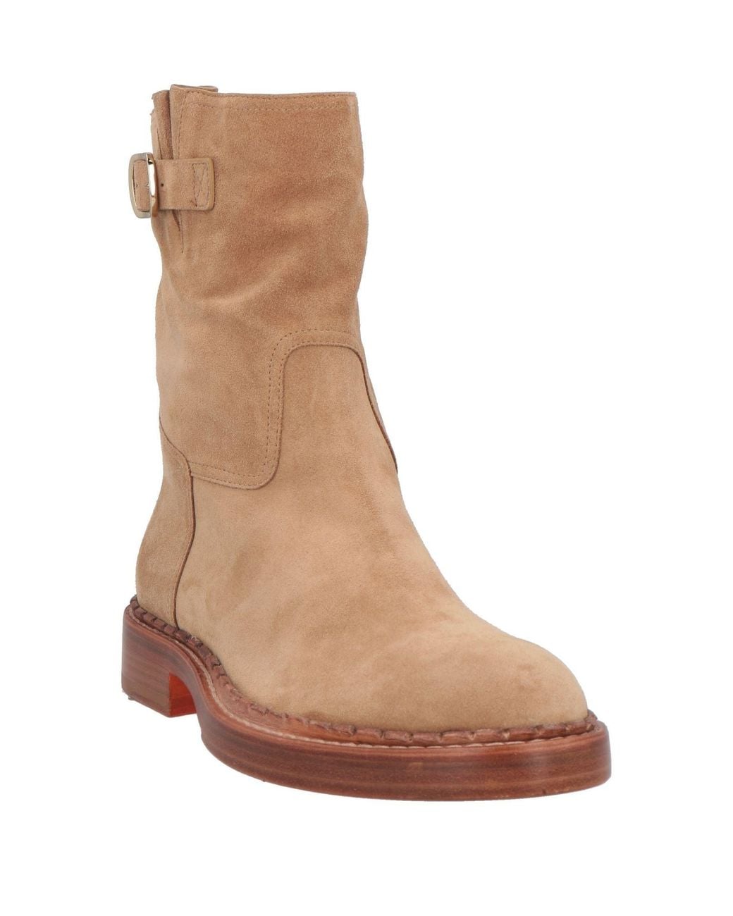 Santoni Brown Ankle Boots