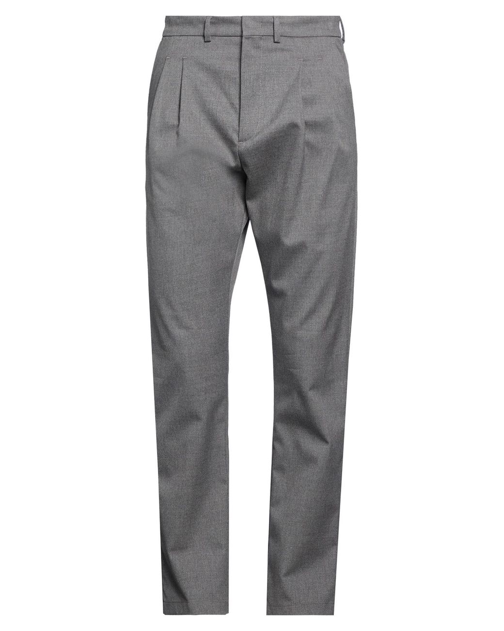 Paul & Shark Gray Pants Cotton, Virgin Wool, Elastane for men