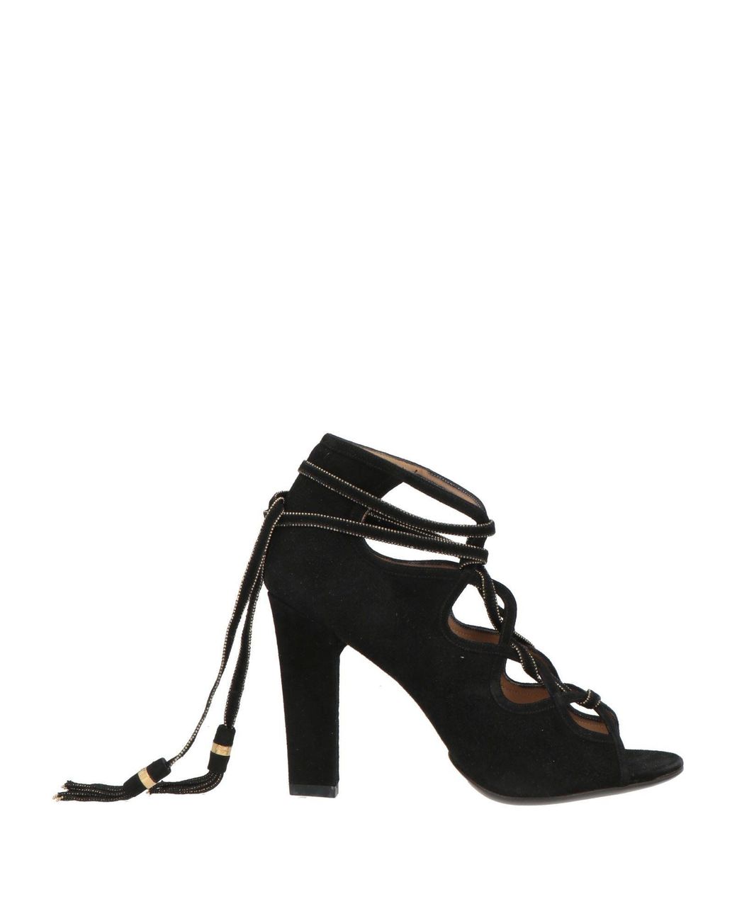 Ferragamo Black Sandals Leather