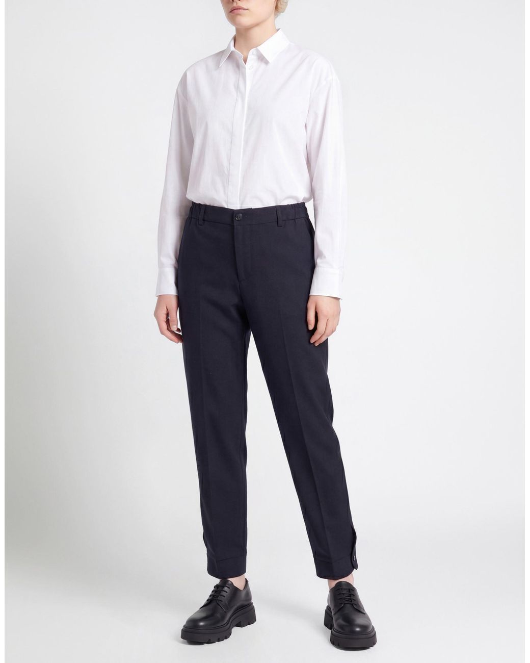 BE ABLE Blue Midnight Pants Virgin Wool