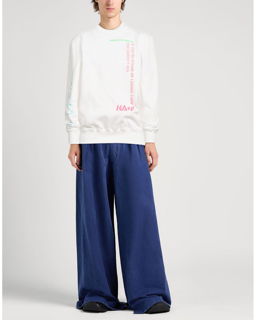 Haider Rouf Haider Ackermann Sweatshirts in White for Men | Lyst UK