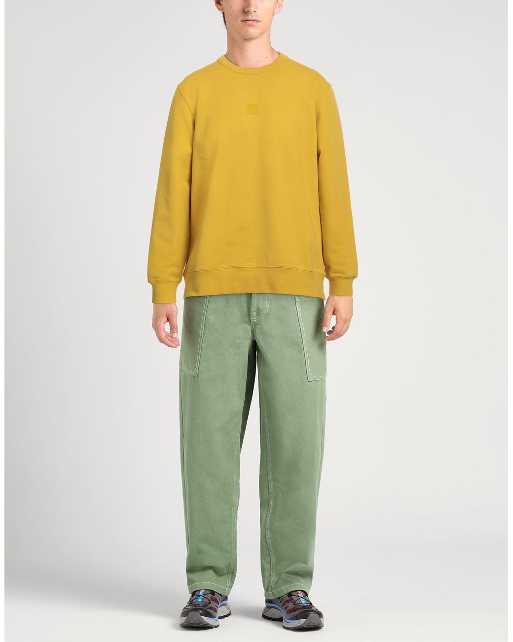 C P Company Yellow Sweatshirt for men