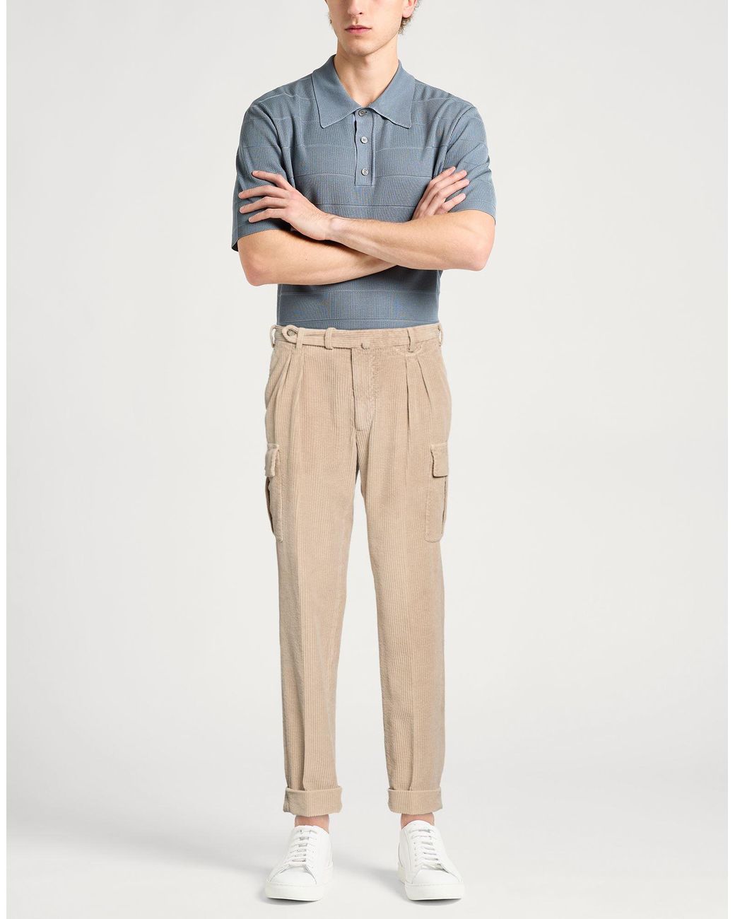 Santaniello Natural Pants Cotton for men