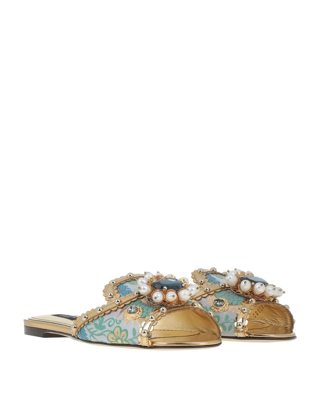 Dolce & Gabbana Metallic Sandals