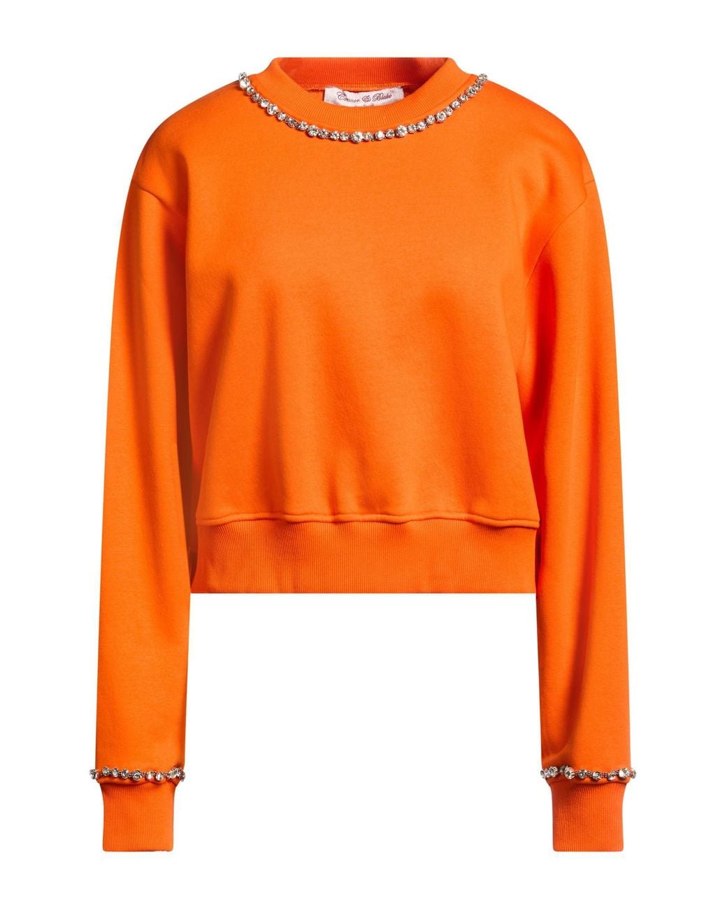 CONNOR & BLAKE Orange Sweatshirt Cotton
