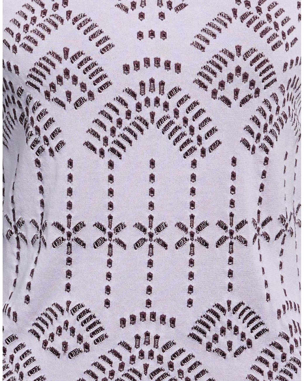 Lanvin Purple Top Viscose, Cotton, Polyamide, Elastane