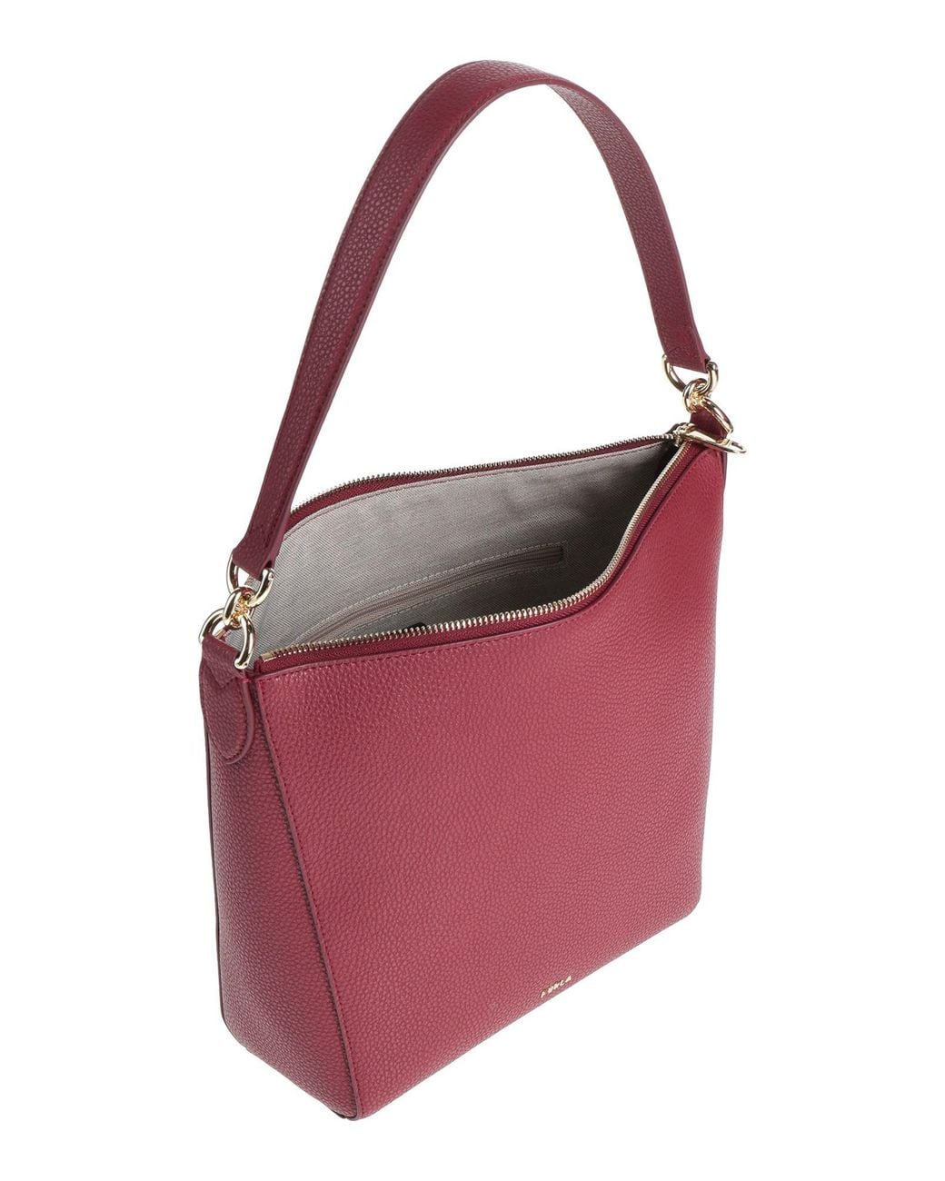 Furla Red Shoulder Bag Calfskin