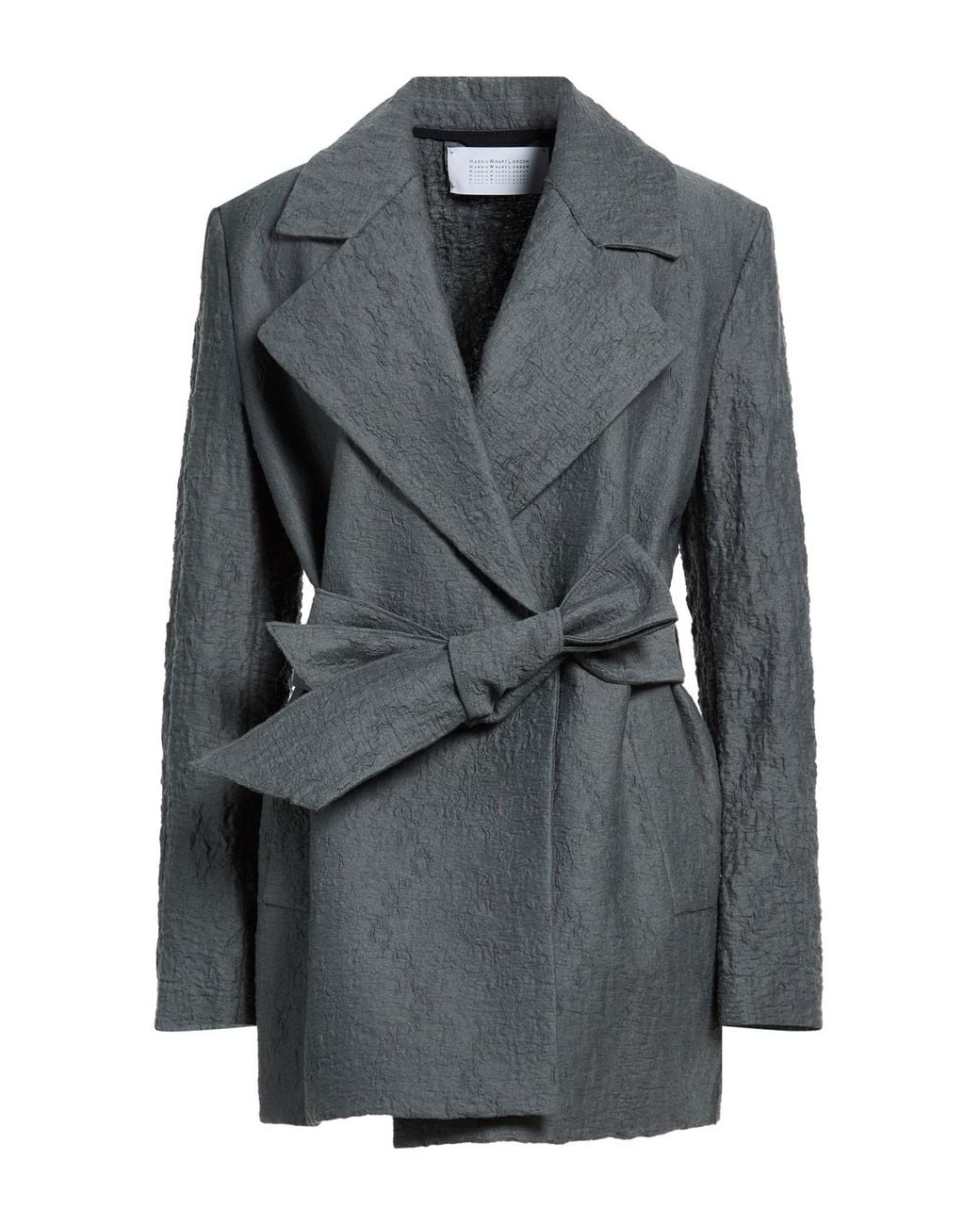 Harris Wharf London Black Jacket Cotton, Polyamide, Elastane