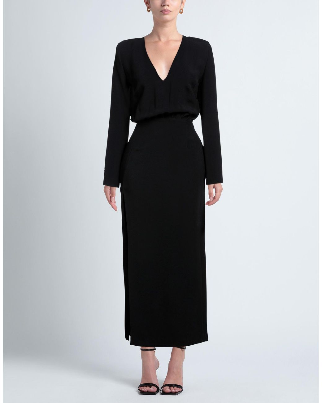 FEDERICA TOSI Black Maxi Dress