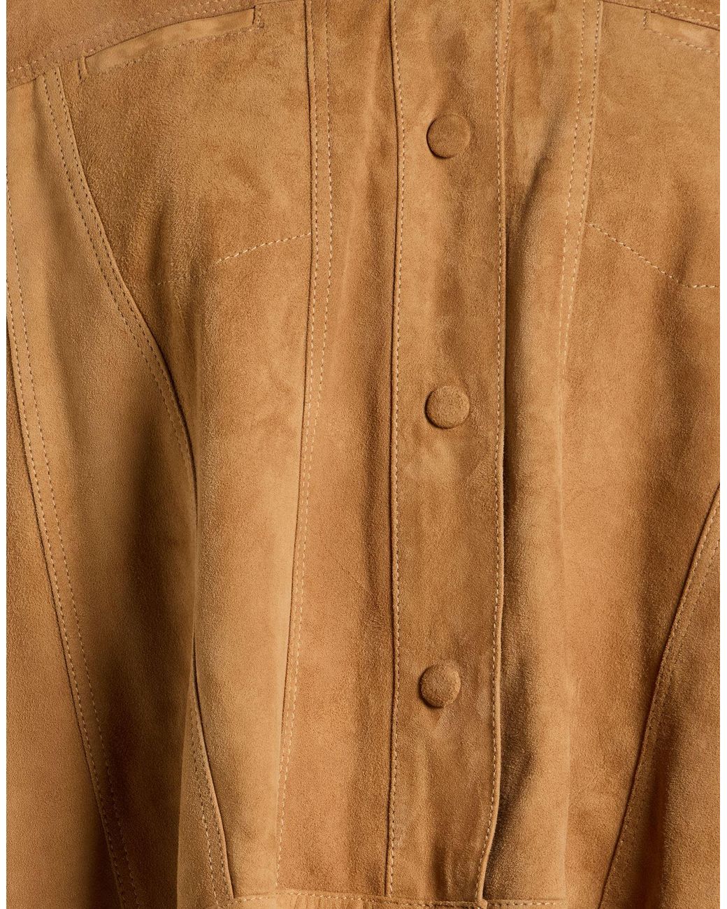 Bully Brown Camel Jacket Leather
