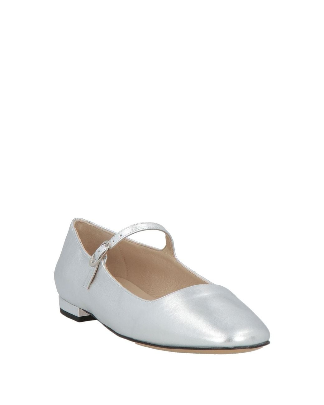 Theory White Ballet Flats