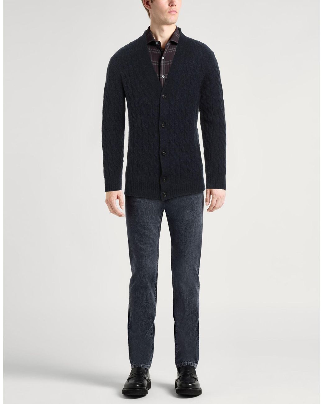 Boglioli Blue Cardigan for men