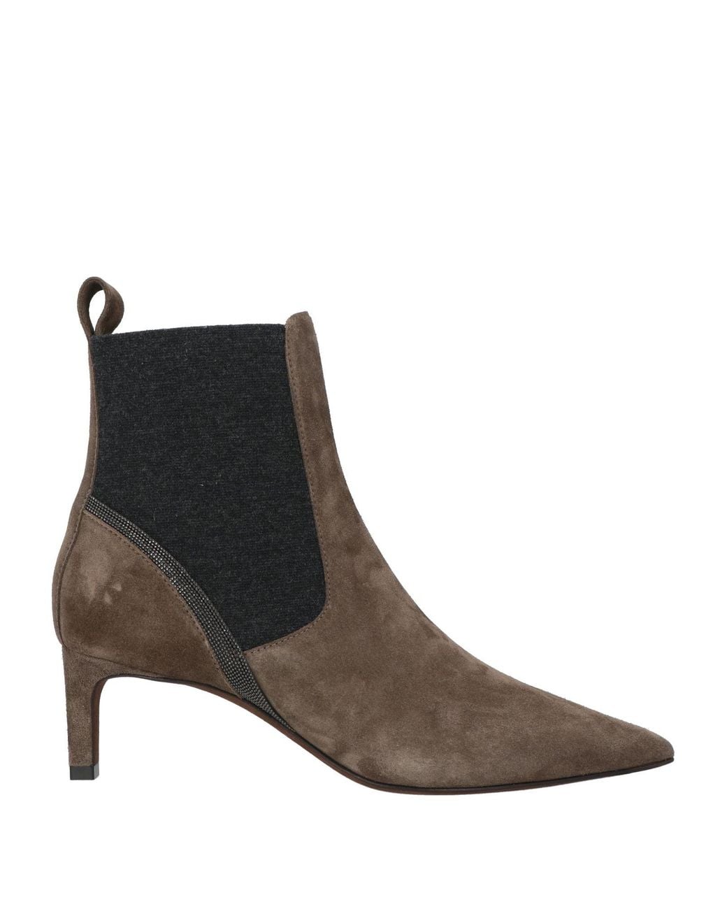 Brunello Cucinelli Brown Ankle Boots