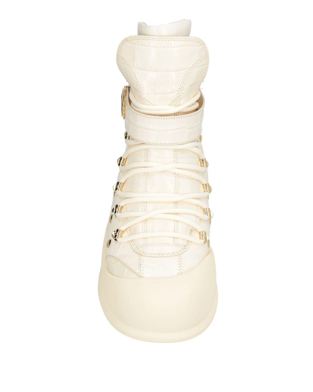 Bally Natural Cream Ankle Boots Leather
