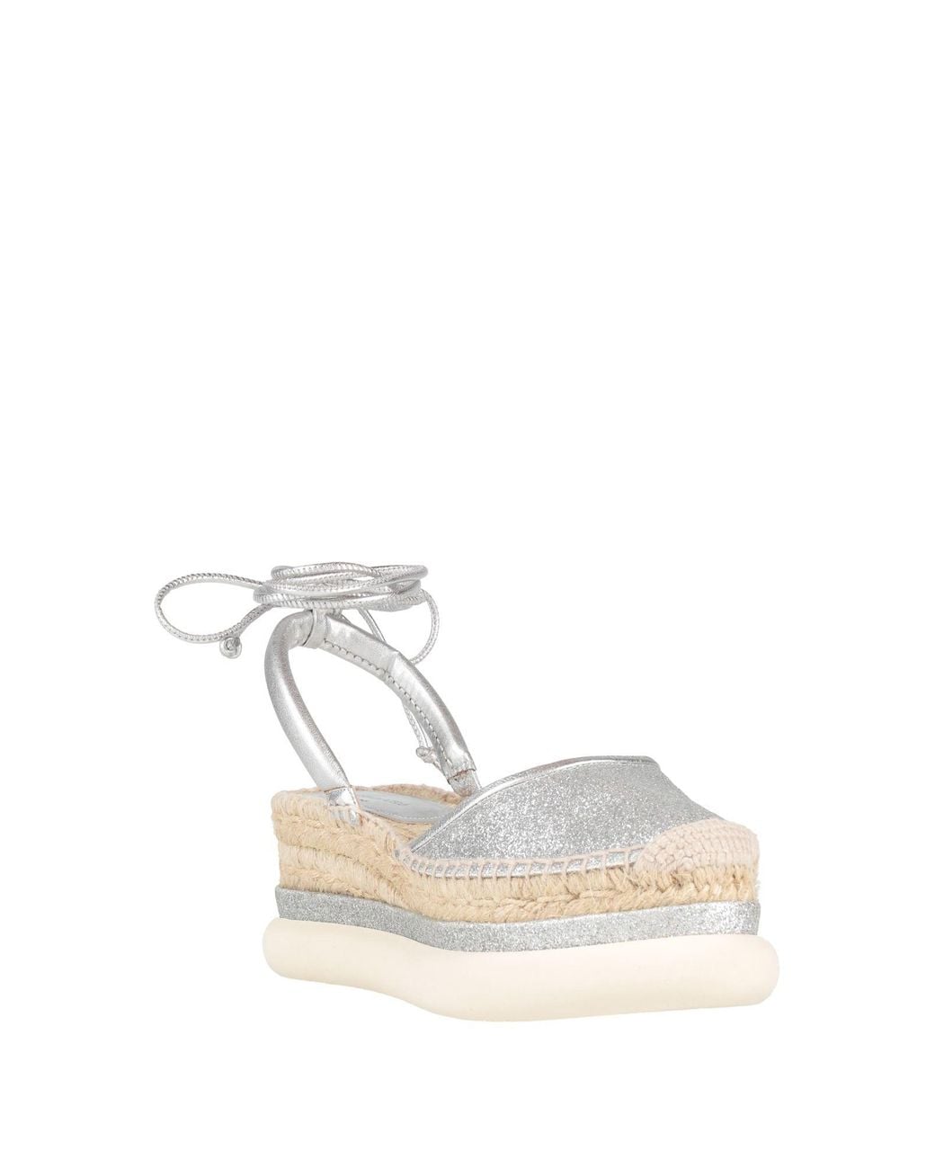 Paloma Barceló White Harriet Espadrilles Leather, Textile Fibers