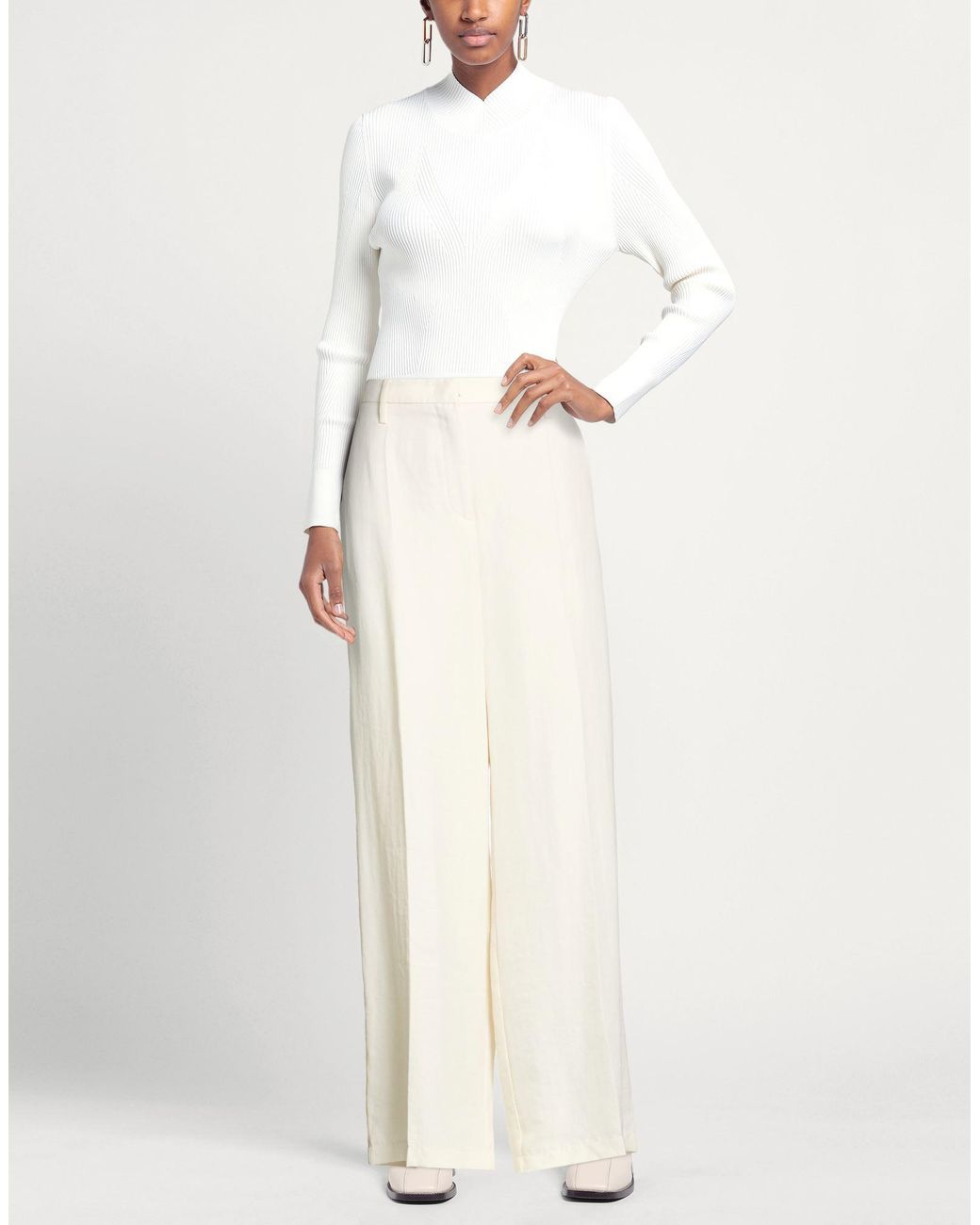 Cambio White Trouser