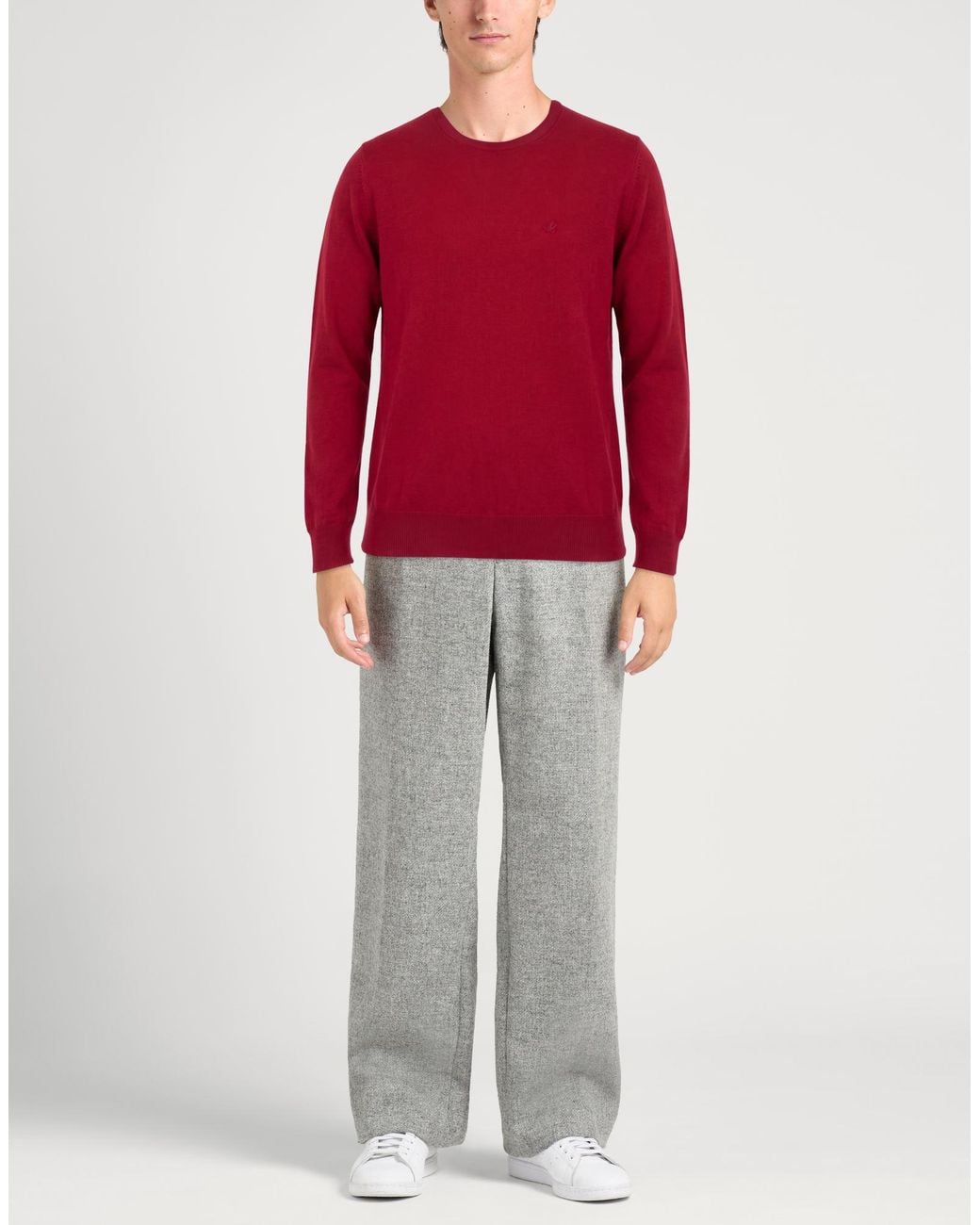 Brooksfield Pullover in Red für Herren