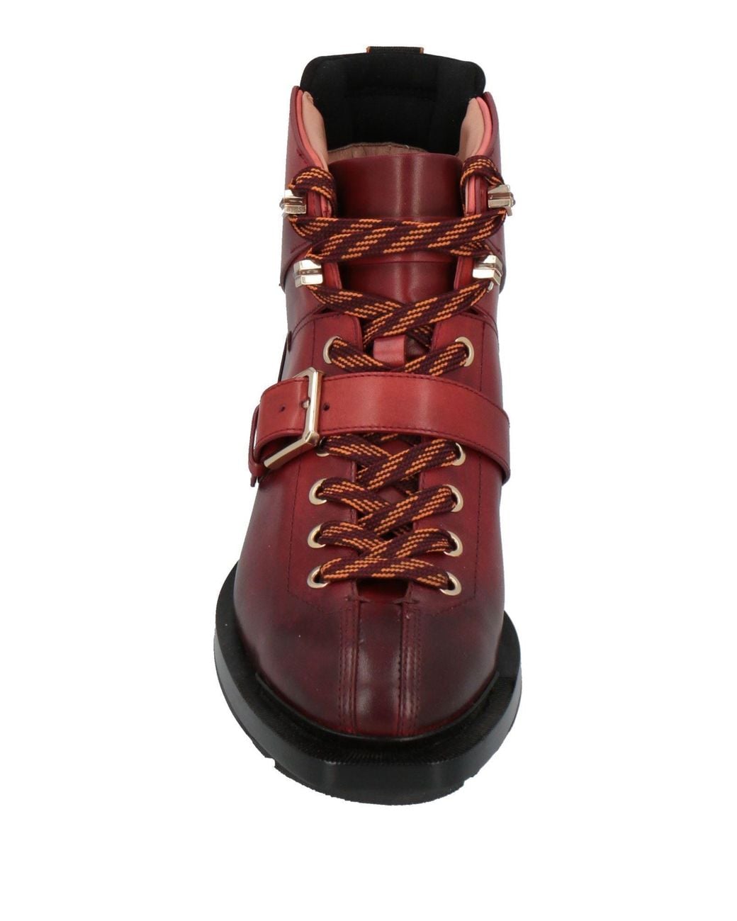 Santoni Red Ankle Boots