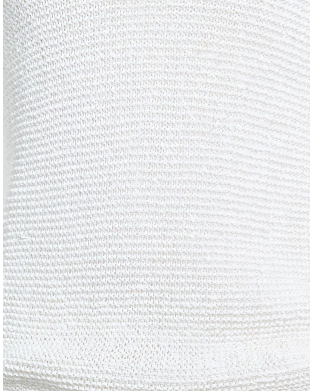 Alpha Studio White Sweater Polyester, Polyamide for men