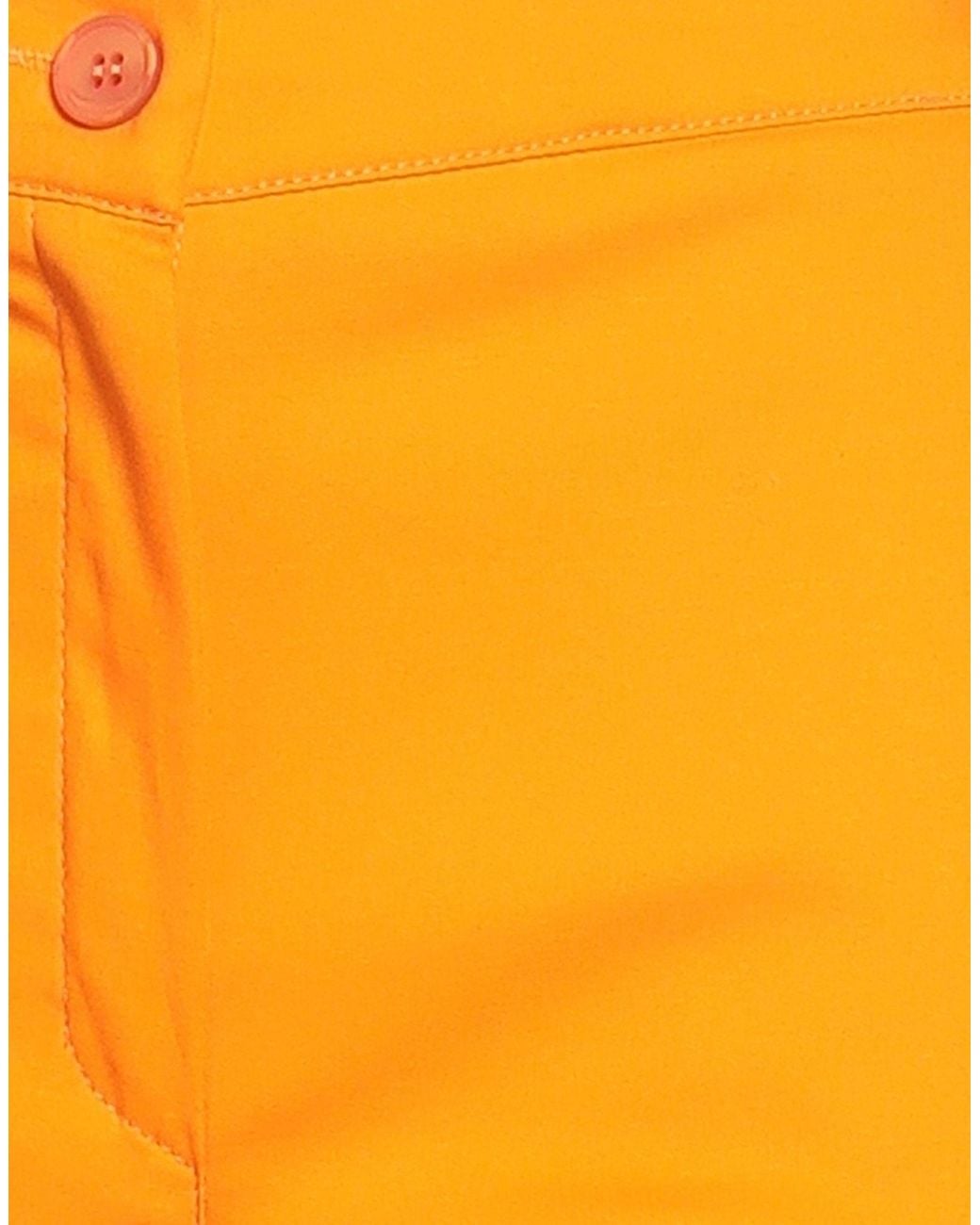 Zoe Orange Pants Polyester