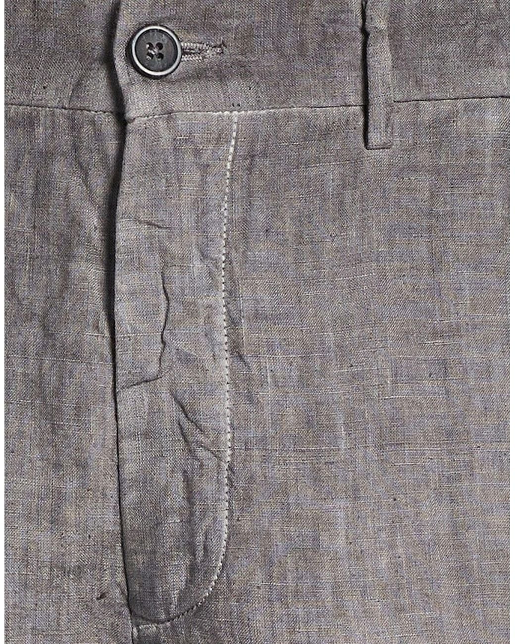 120% Lino Gray Trouser for men