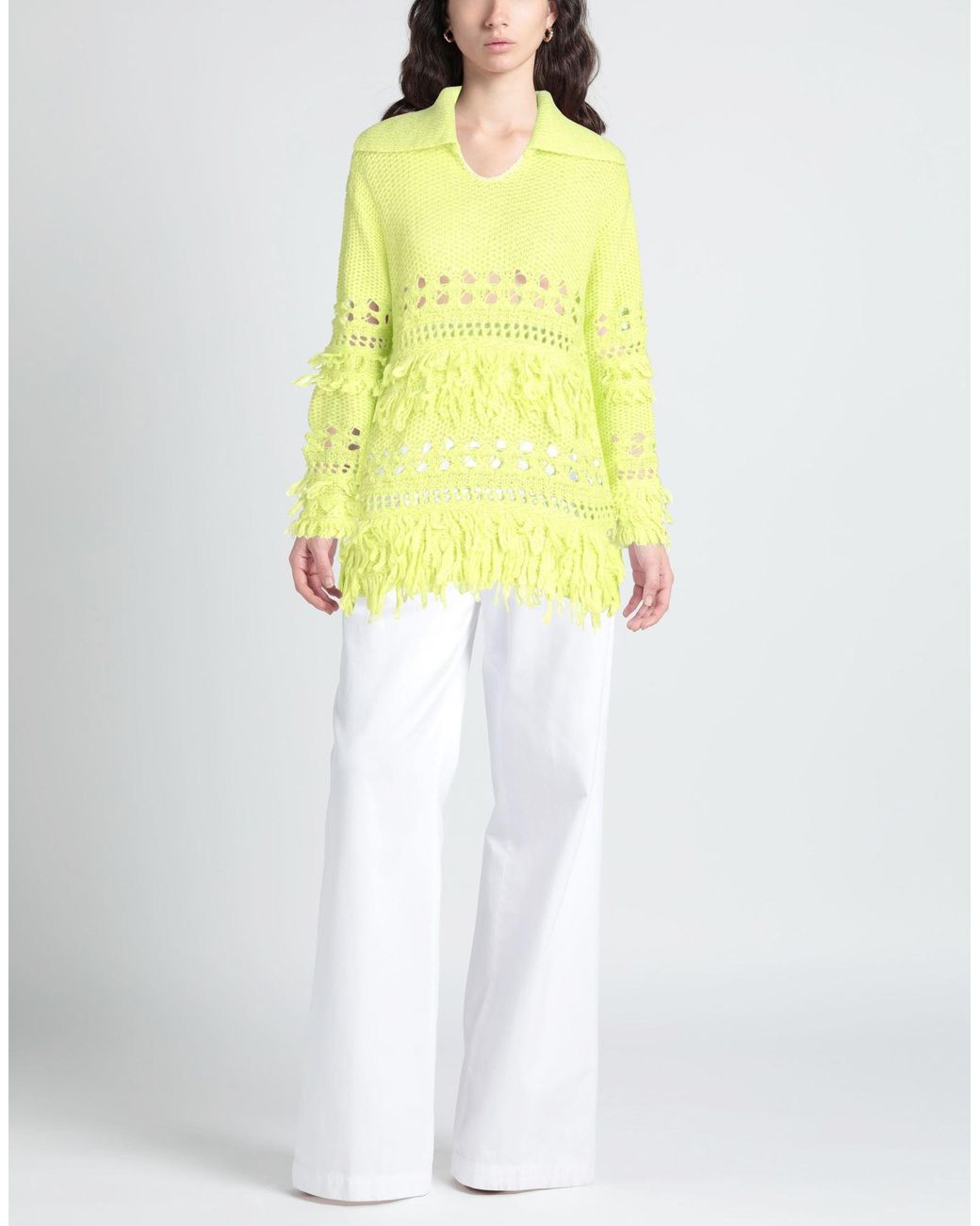 ANDERSSON BELL Yellow Sweater Acrylic, Nylon, Mohair Wool, Wool