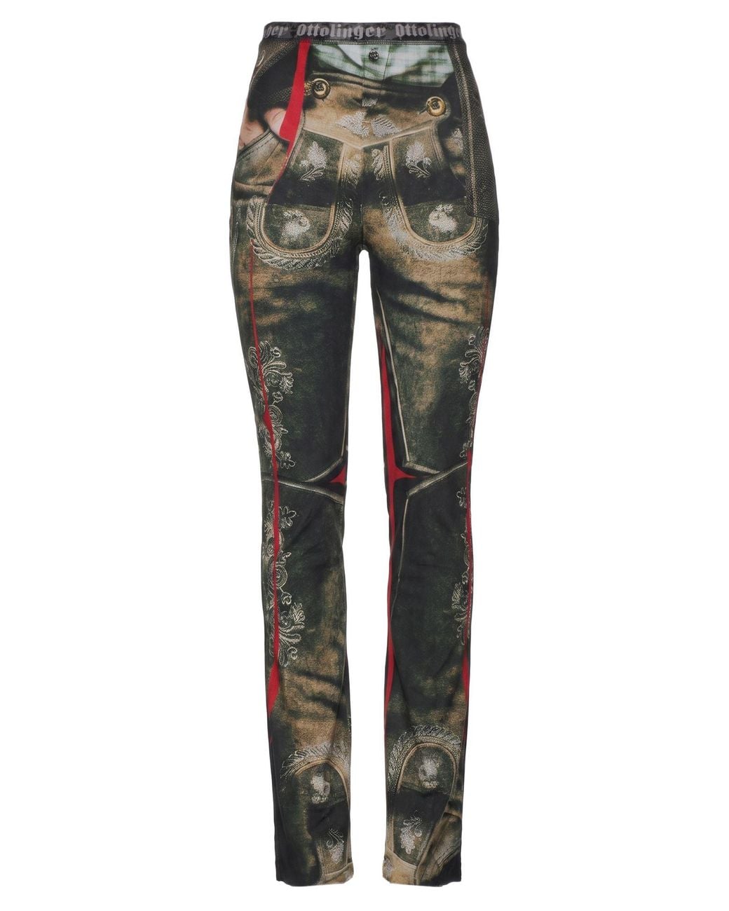 OTTOLINGER Gray Pants Recycled Polyester, Elastane