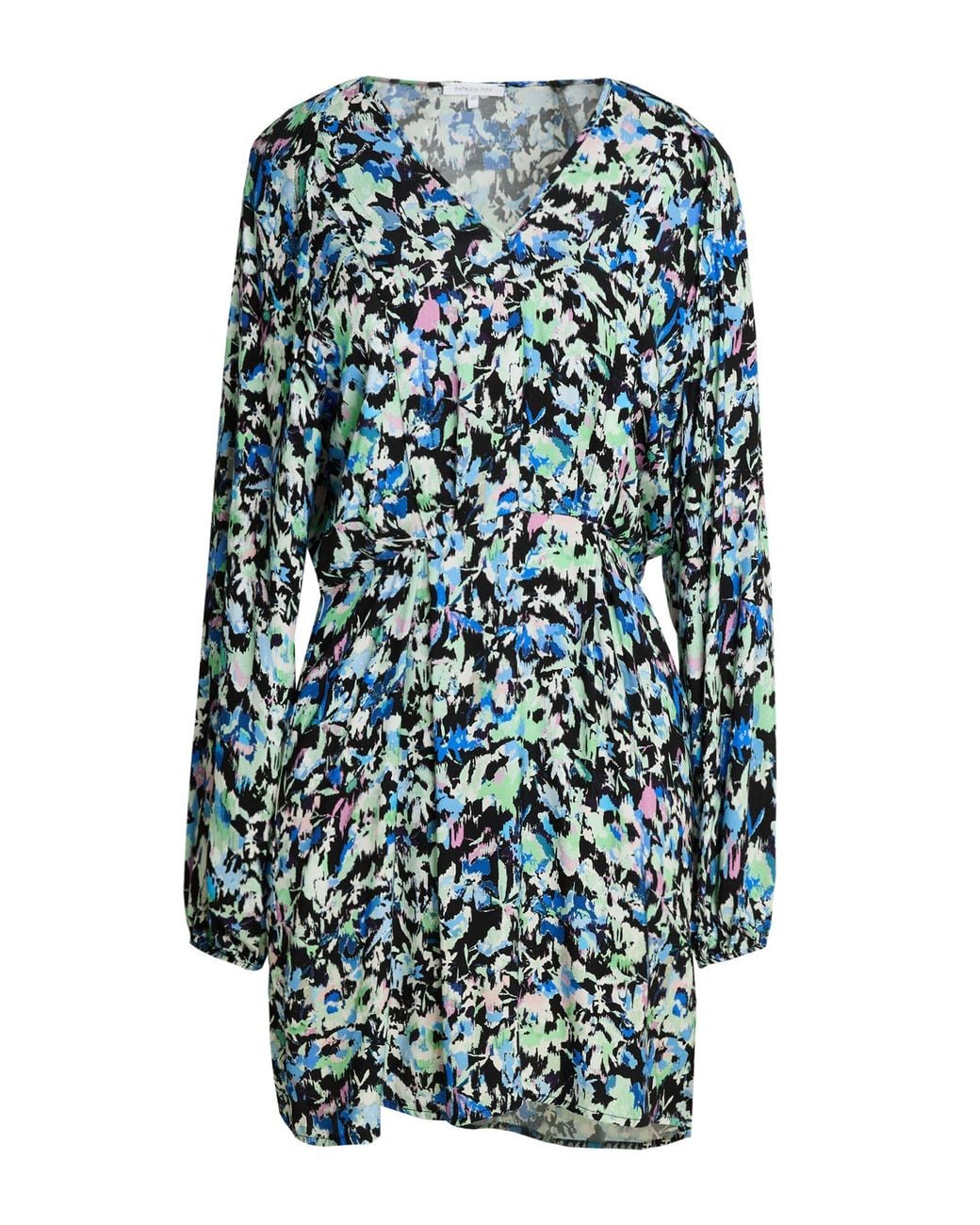 Patrizia Pepe Blue Mini Dress Viscose