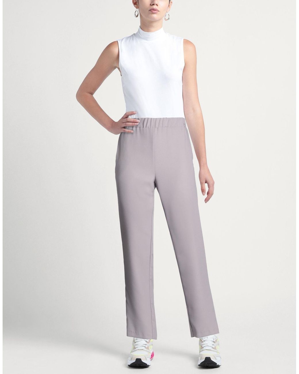 Suoli Gray Pants Polyester