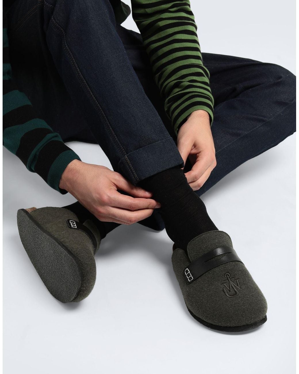 J.W. Anderson Green Mules & Clogs for men
