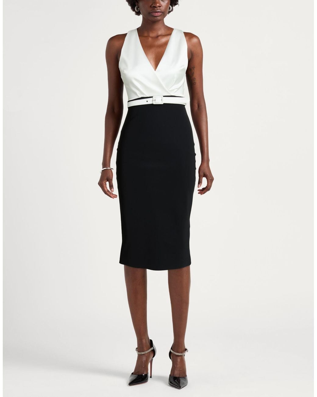 La Petite Robe Di Chiara Boni White Midi Dress