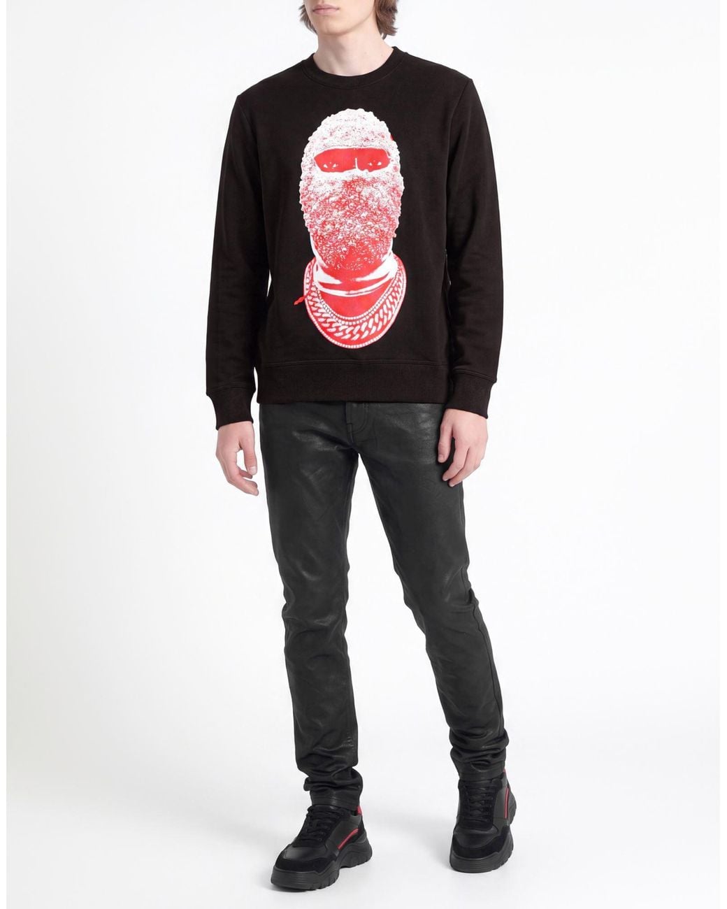 Ih Nom Uh Nit Black Sweatshirt Cotton for men