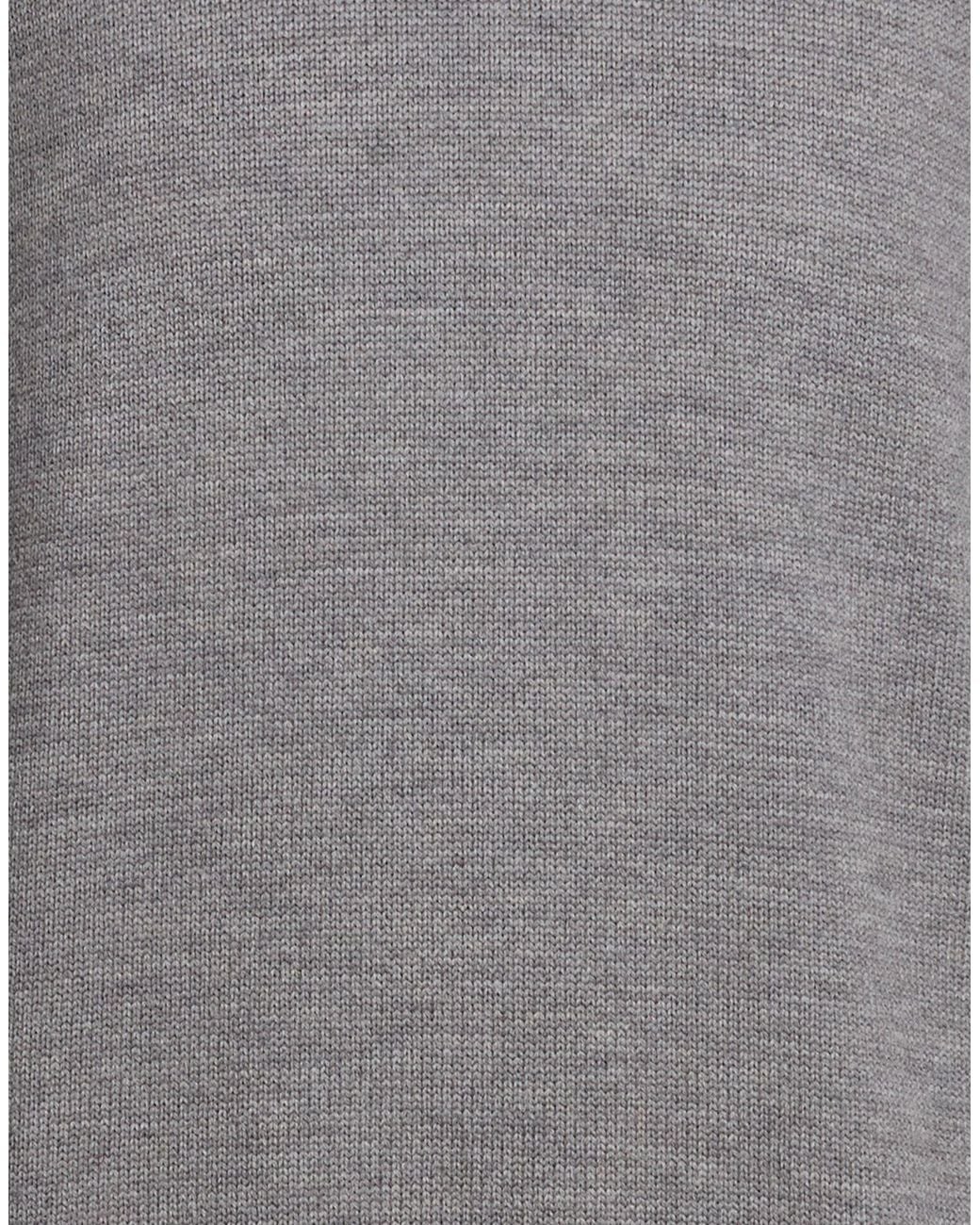 Alpha Studio Gray Turtleneck Merino Wool for men