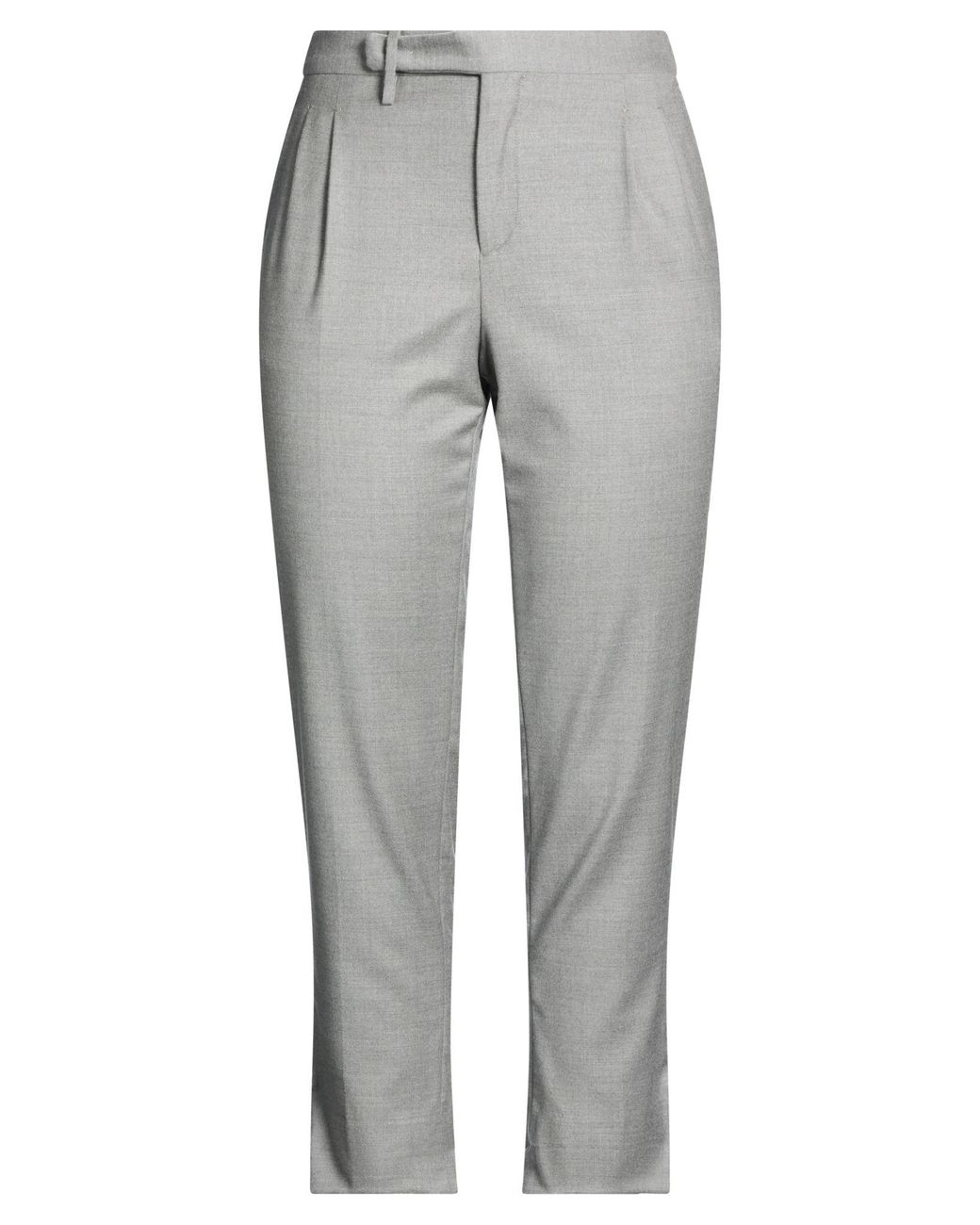 Briglia 1949 Gray Pants Virgin Wool, Elastane