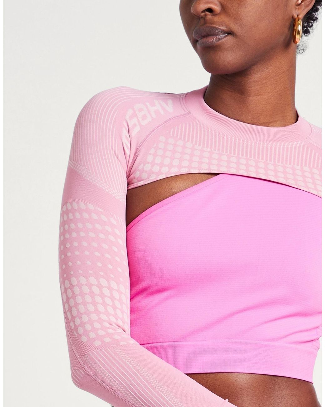 M I S B H V Pink Shrug