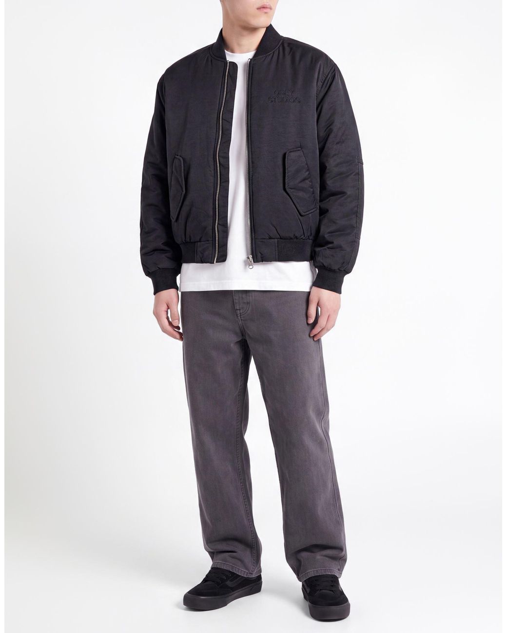 Obey Black Jacket for men